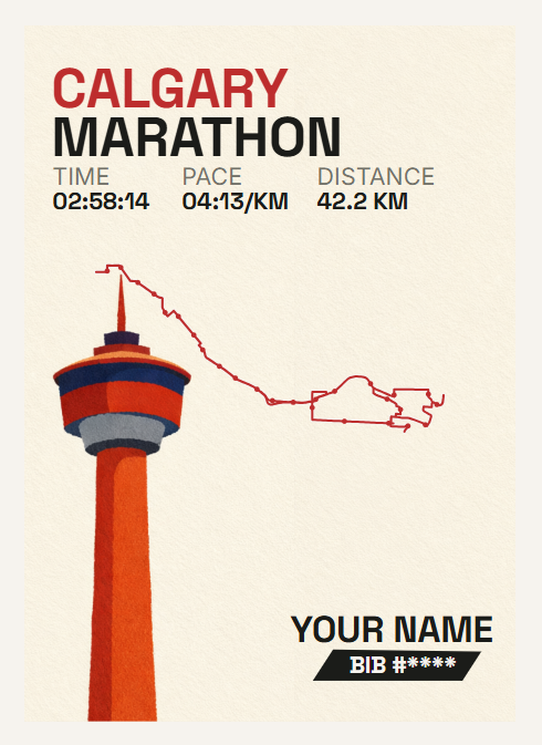 Calgary Marathon - Illustrated